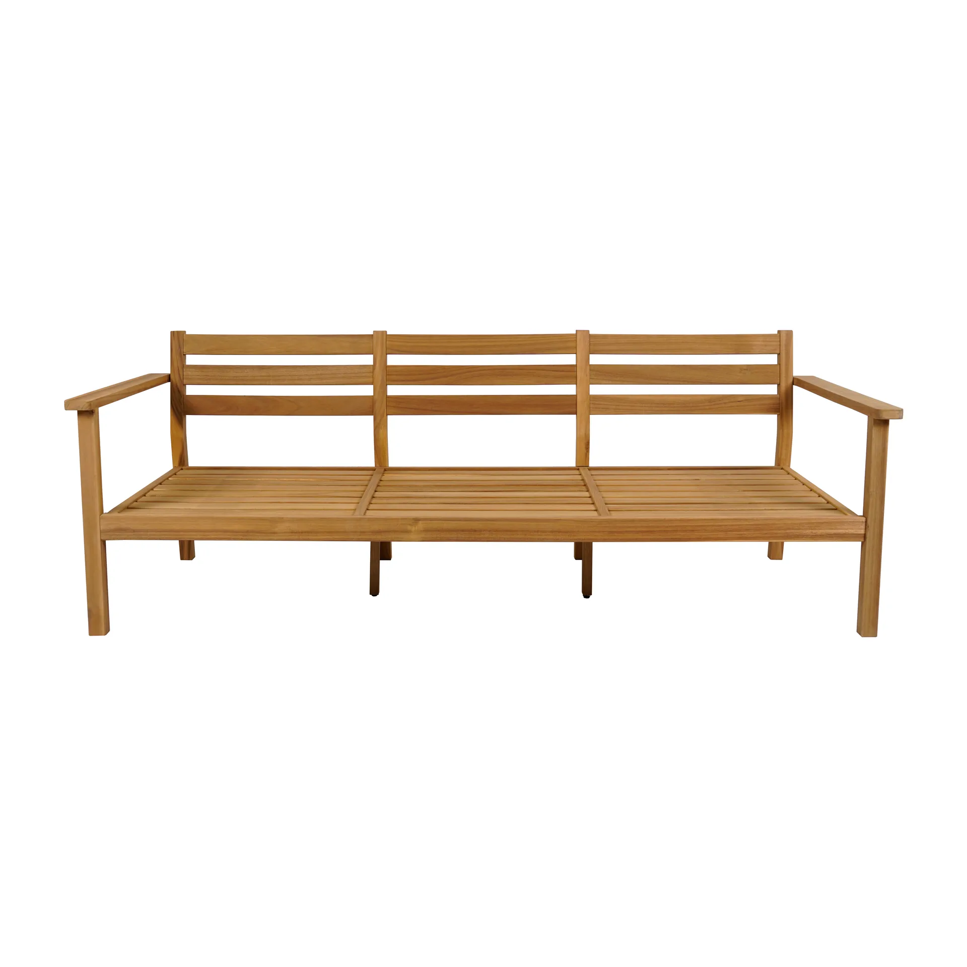 Stockaryd soffa 3-sits teak/light grey,  1898
