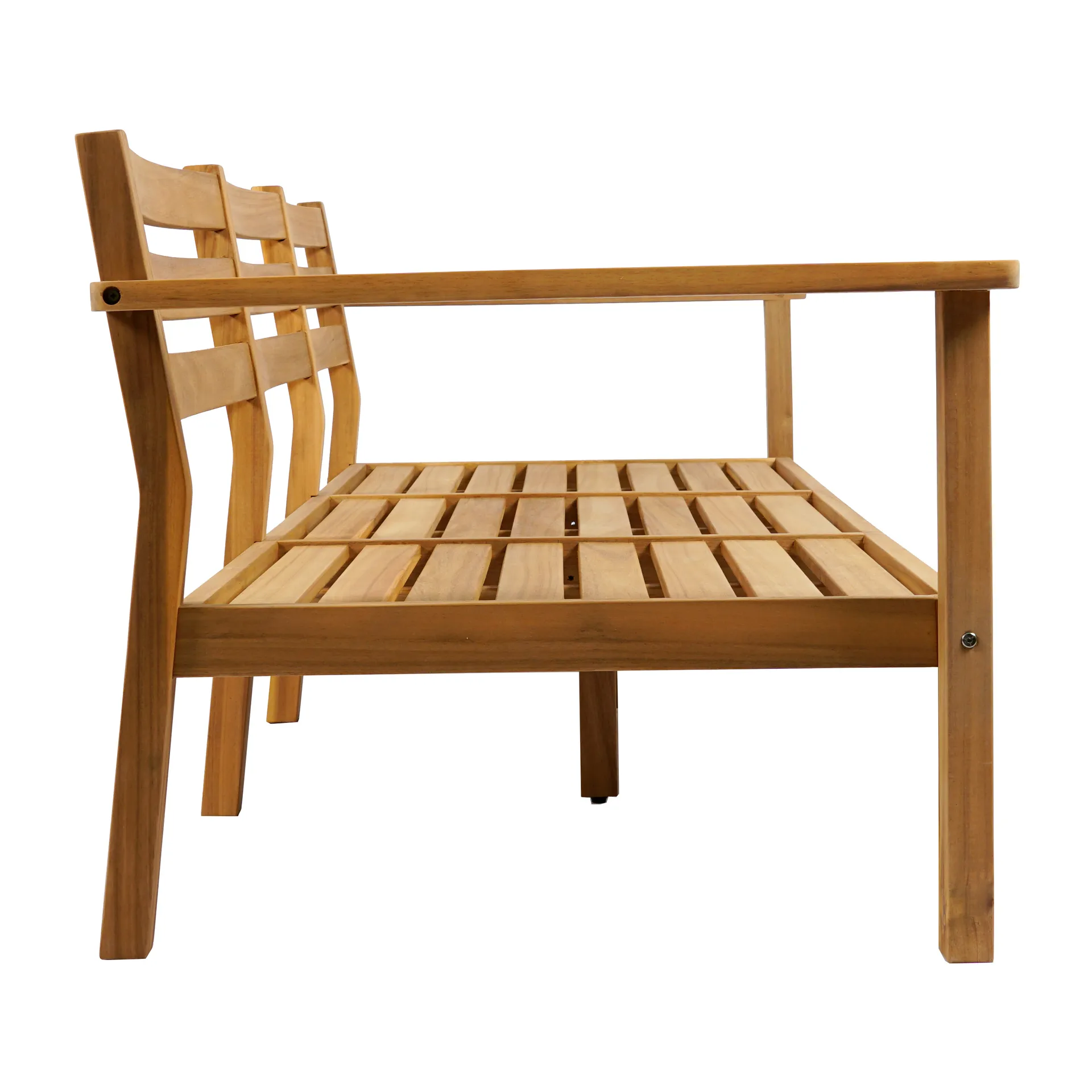 Stockaryd soffa 3-sits teak/light grey 1898