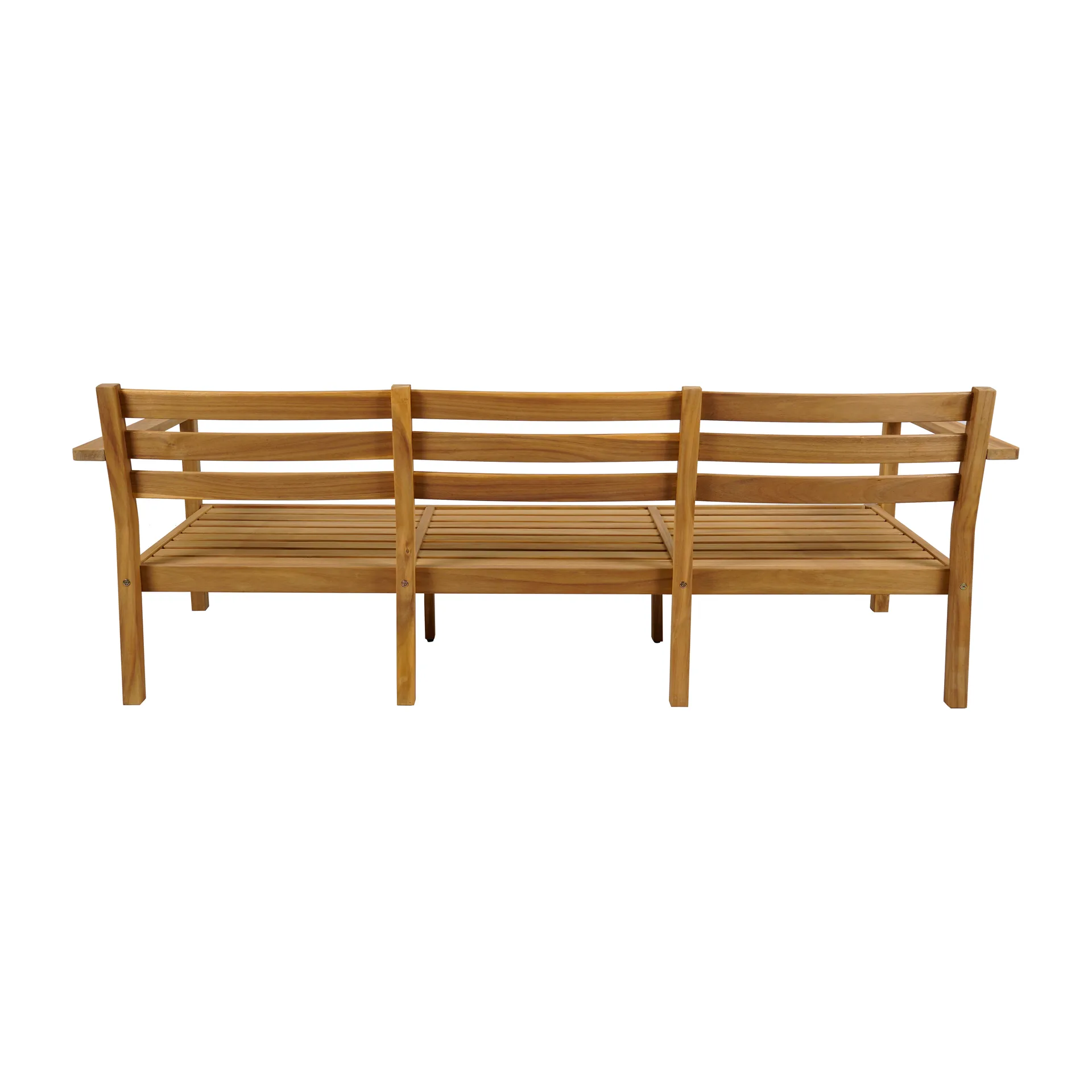 Stockaryd soffa 3-sits teak/light grey 1898