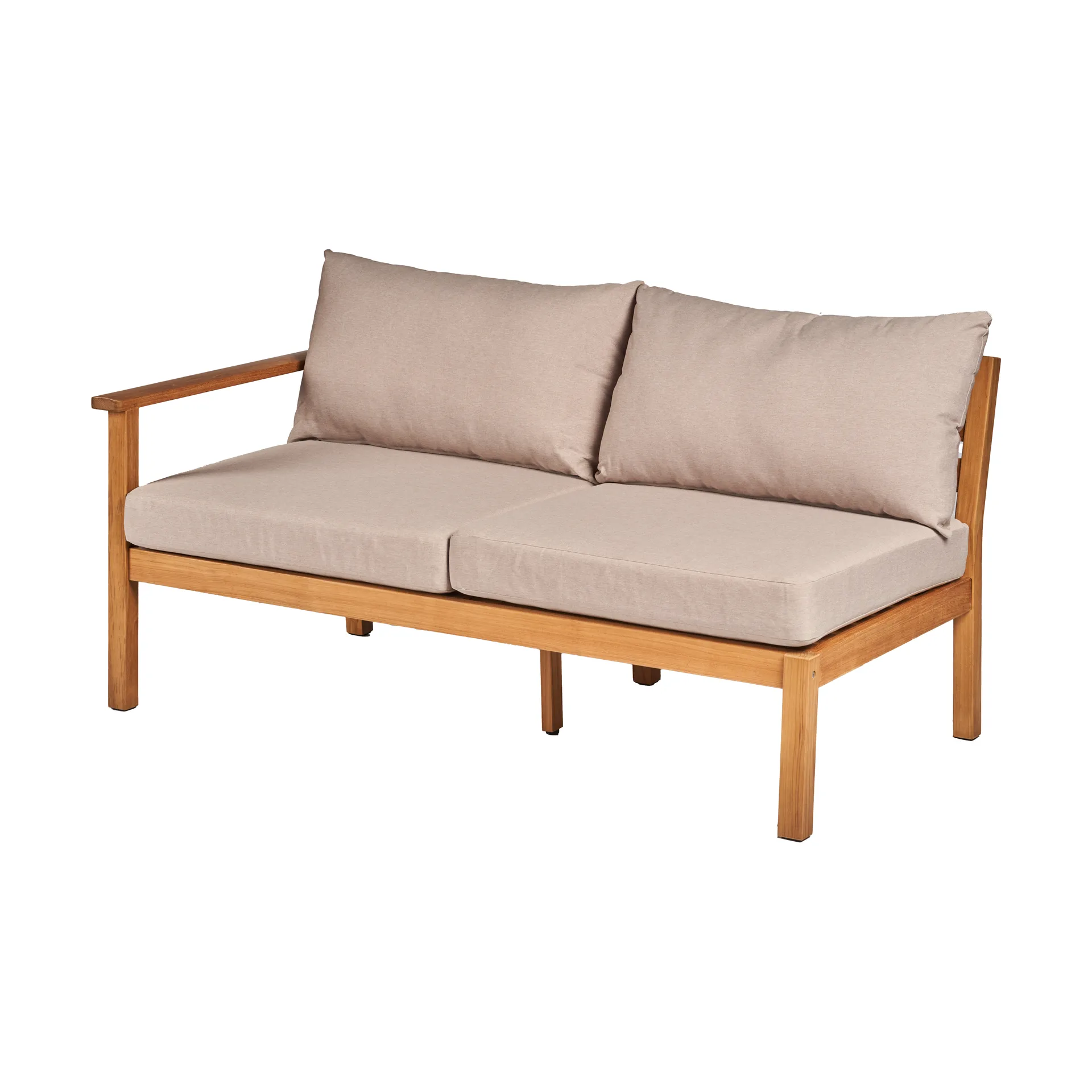 Stockaryd soffmodul 2-sits höger teak/beige 1898