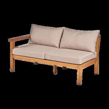 Stockaryd soffmodul 2-sits höger teak/beige - undefined - 1898