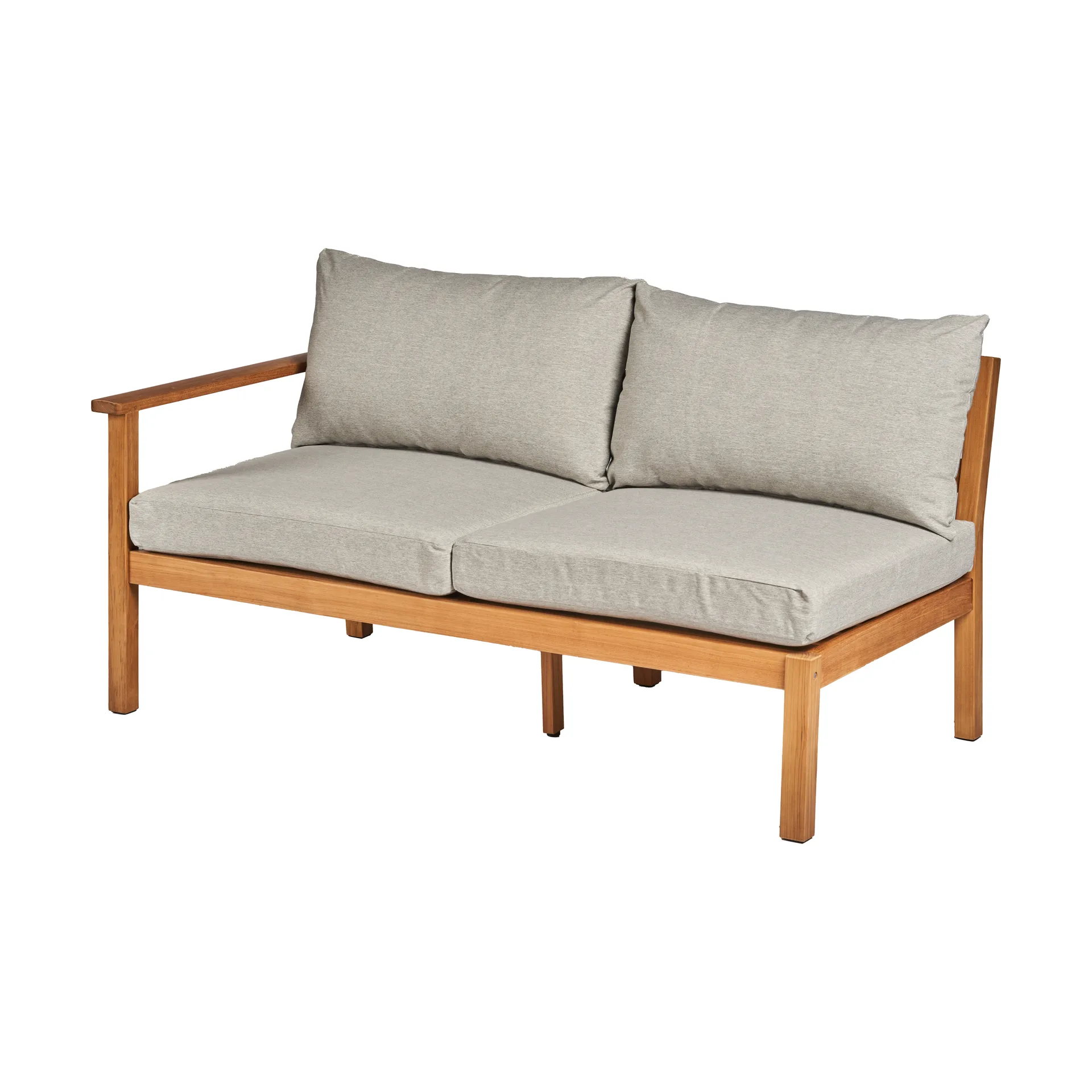 Stockaryd soffmodul 2-sits höger teak/light grey,  1898
