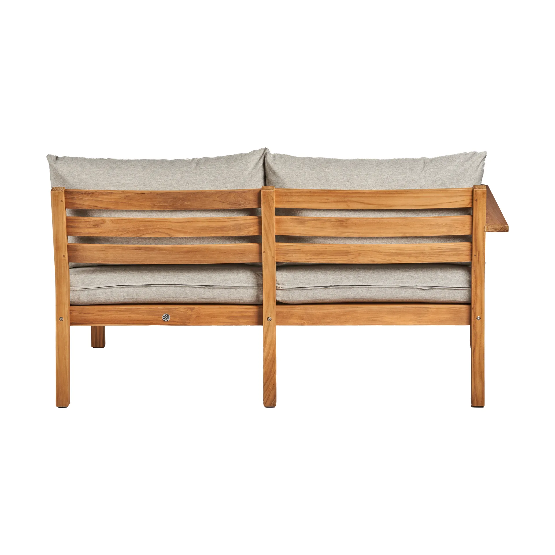 Stockaryd soffmodul 2-sits höger teak/light grey,  1898