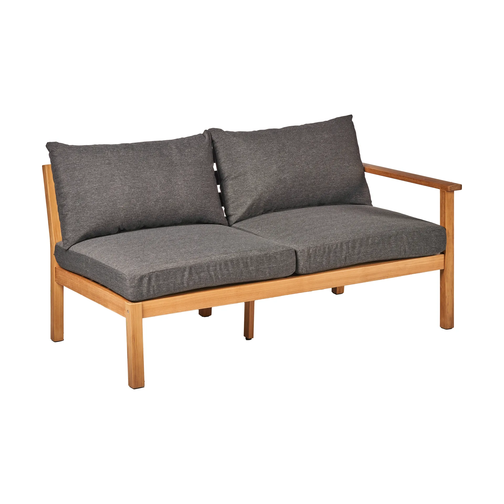 Stockaryd soffmodul 2-sits vänster teak/dark grey,  1898