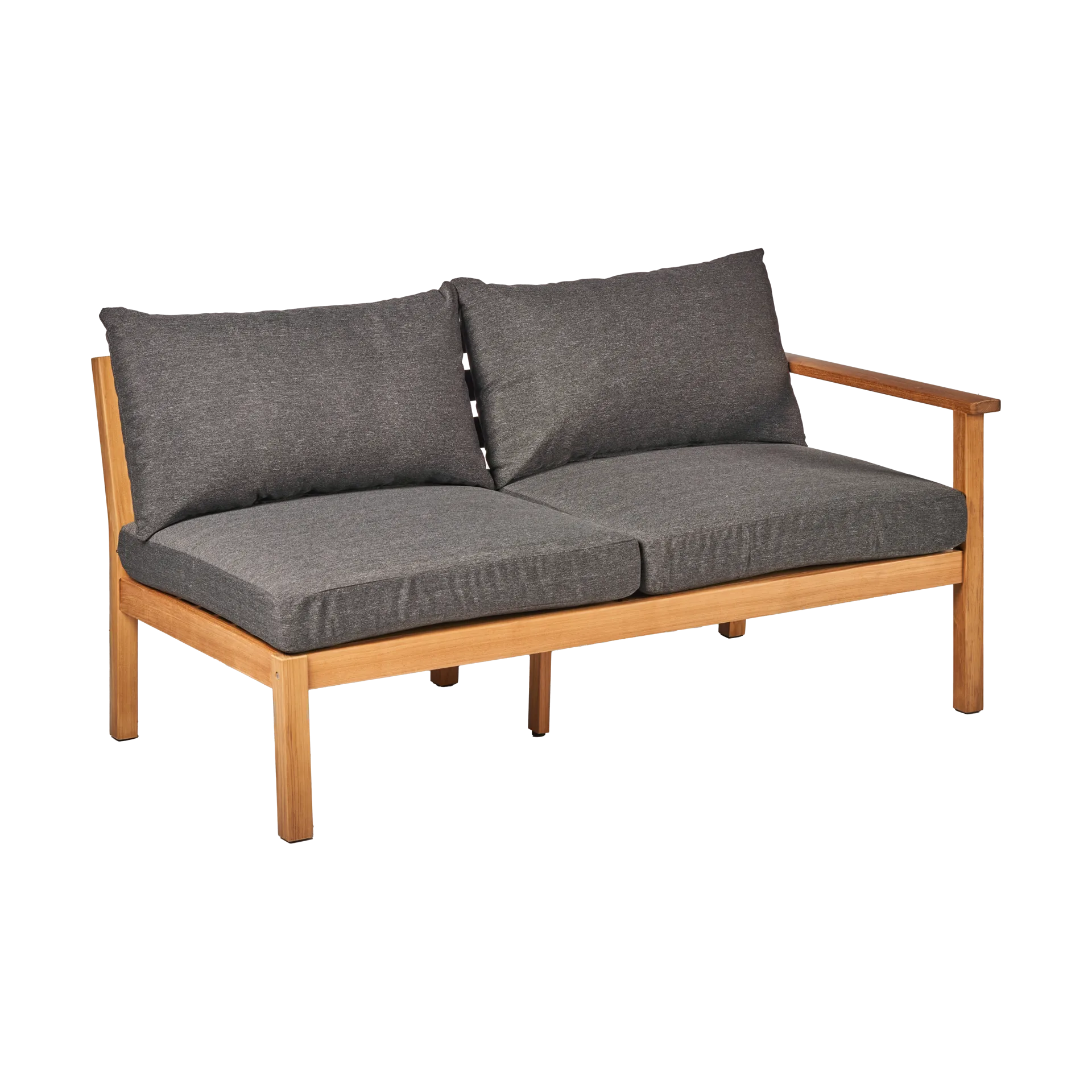 Stockaryd soffmodul 2-sits vänster teak/dark grey 1898