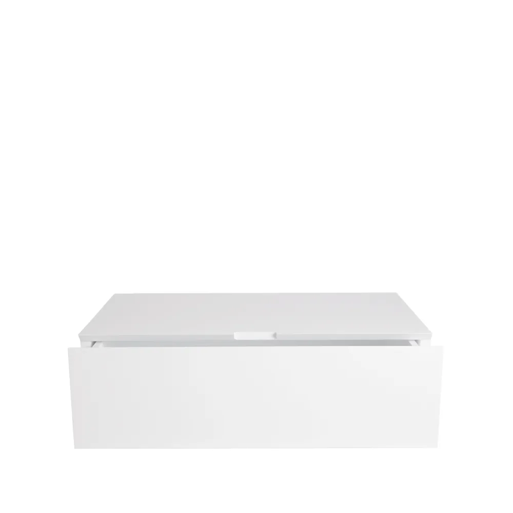 Storö mediaförvaring, vit matt, låda 1898