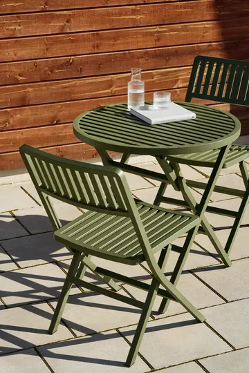 Verona cafébord - Moss green, Ø72 cm - 1898