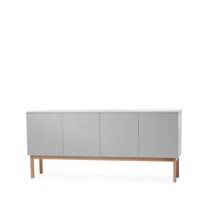 Beam sideboard - ljusgrå, stativ i vitoljad ek - A2