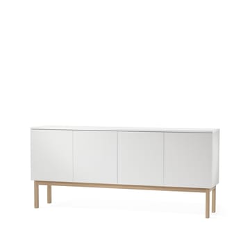 Beam sideboard - vit lack, stativ i vitoljad ek - A2