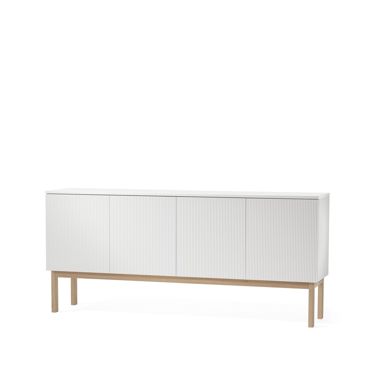 A2 Beam sideboard vit lack, stativ i vitoljad ek | Skandinavisk Design | Sideboards & Skänkar | Vit