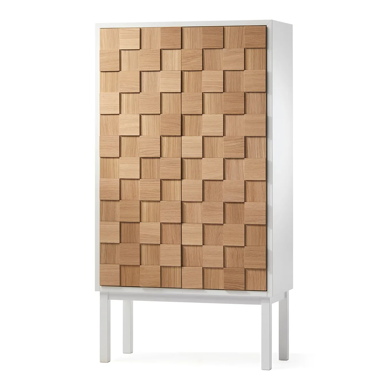 Collect 2016 skåp, Vitoljad ek-vit A2