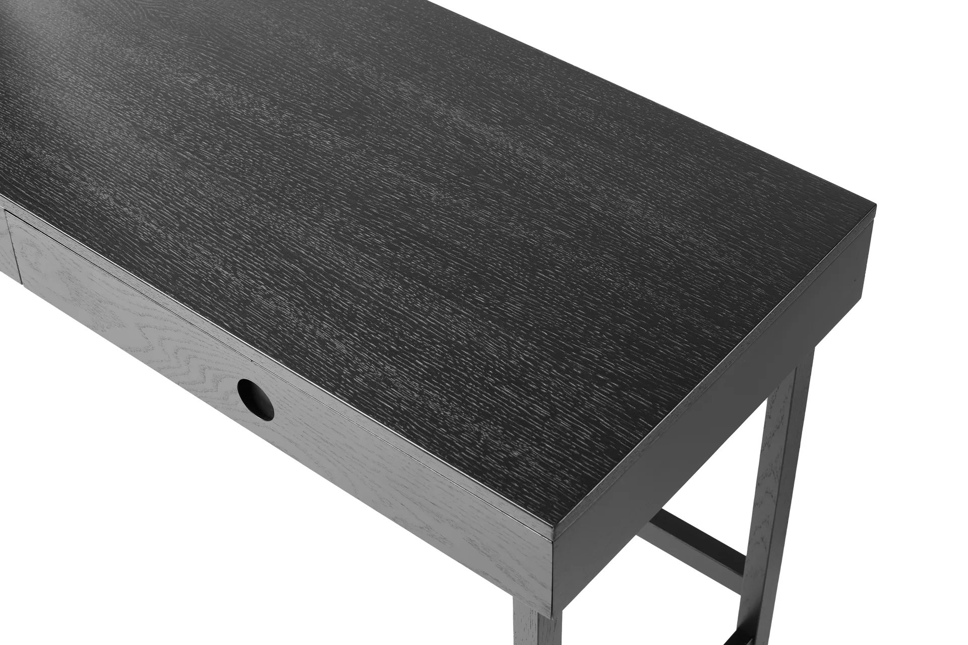 Mind skrivbord, Svartbetsad ek, 118x74x44 cm A2