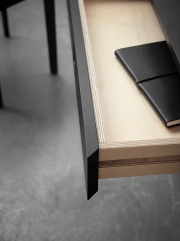 Mind skrivbord - Svartbetsad ek, 118x74x44 cm - A2