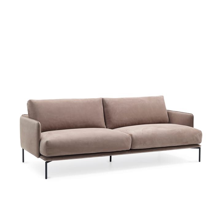 Baron soffa 3-sits, Läder adea nubuck 30-9-210 cm Adea