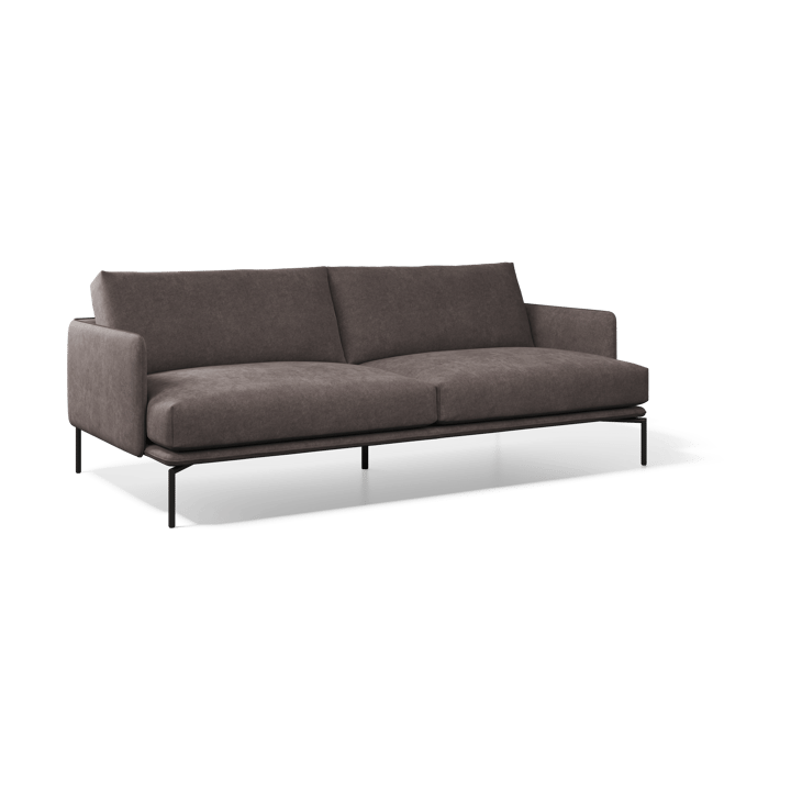 Baron soffa 3-sits - Läder adea nubuck 98-210 cm - Adea