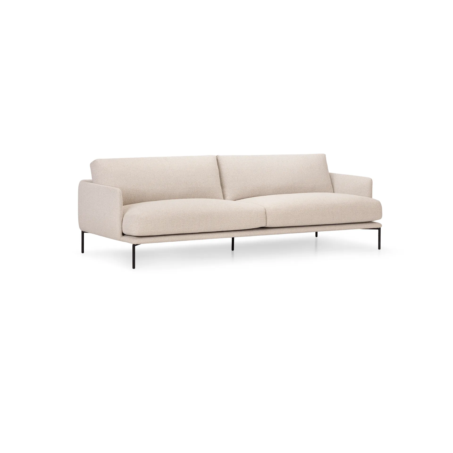 Baron soffa 3-sits, Tyg bohemian 000 vit-237 cm Adea