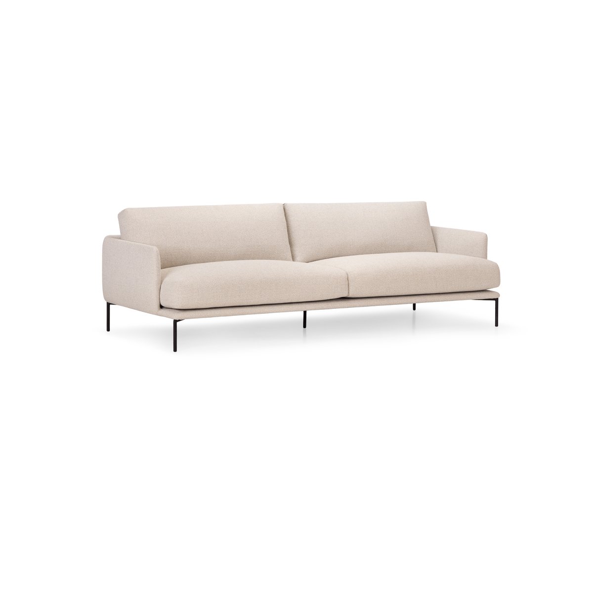 Adea Baron soffa 3-sits Tyg bohemian 000 vit-237 cm