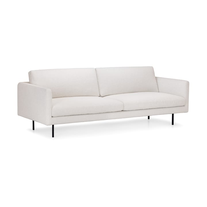 Basel soffa 220 cm - Siru 93 white-svarta ben - Adea