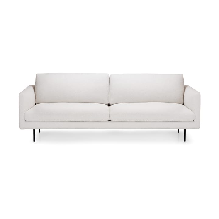 Basel soffa 220 cm - Siru 93 white-svarta ben - Adea