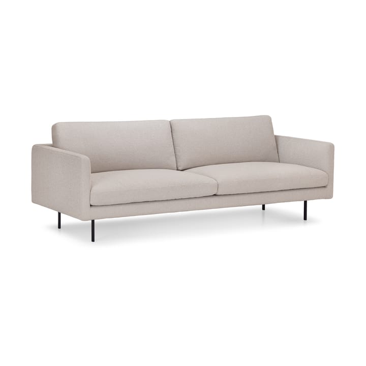 Basel soffa 220 cm - Siru 94 beige-svarta ben - Adea