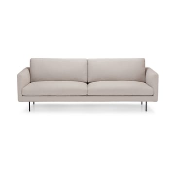 Basel soffa 220 cm - Siru 94 beige-svarta ben - Adea