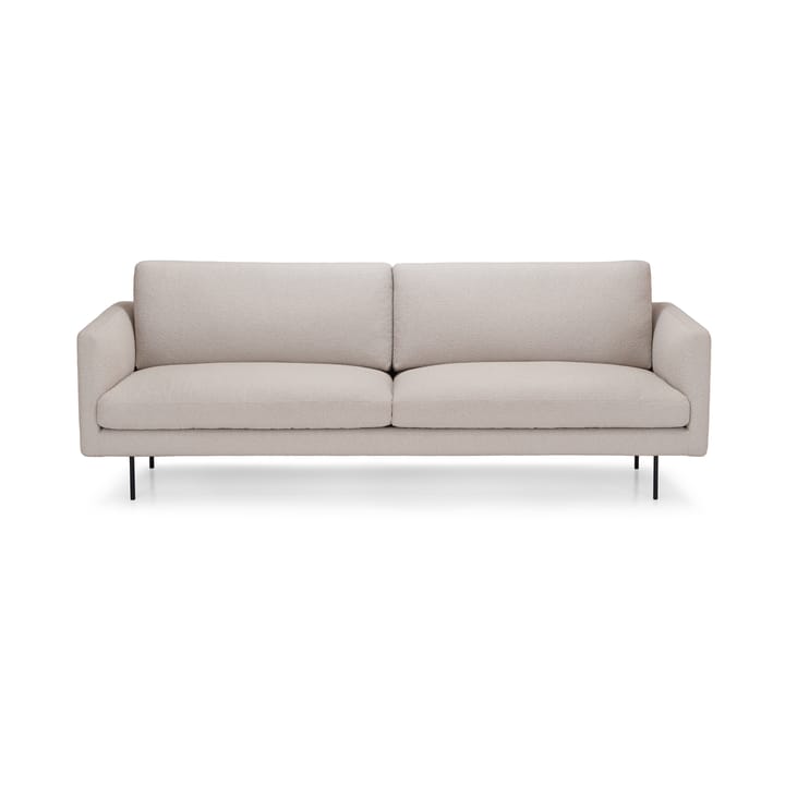 Basel soffa 220 cm - Siru 94 beige-svarta ben - Adea