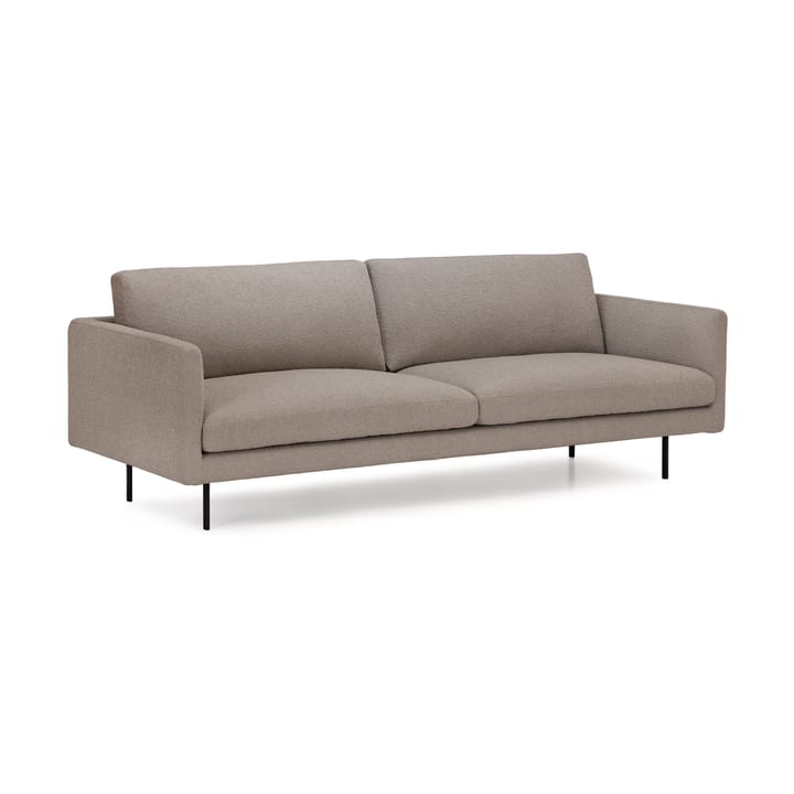 Basel soffa 220 cm - Siru 97 sand-svarta ben - Adea