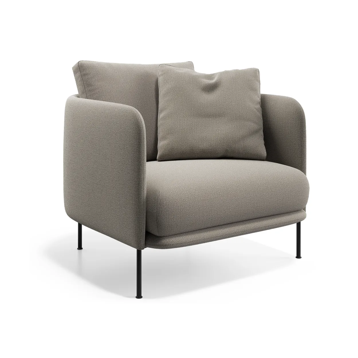 Adea Bonnet Grand fåtölj Baltimore 04 brun | Skandinavisk Design | Fåtöljer & Fotpallar | Brun