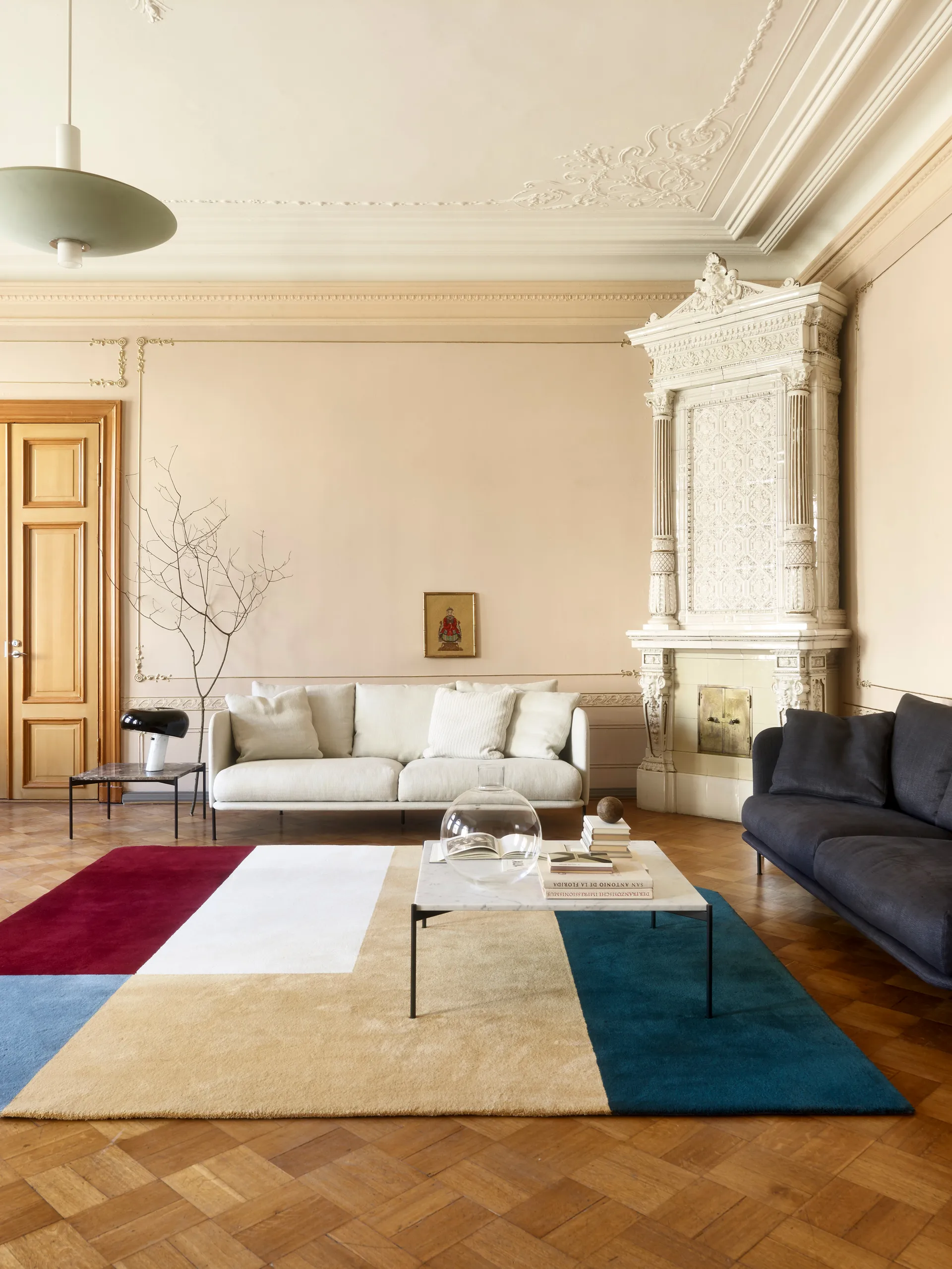 Bonnet Grand soffa, Baltimore 04 brun-svarta ben Adea