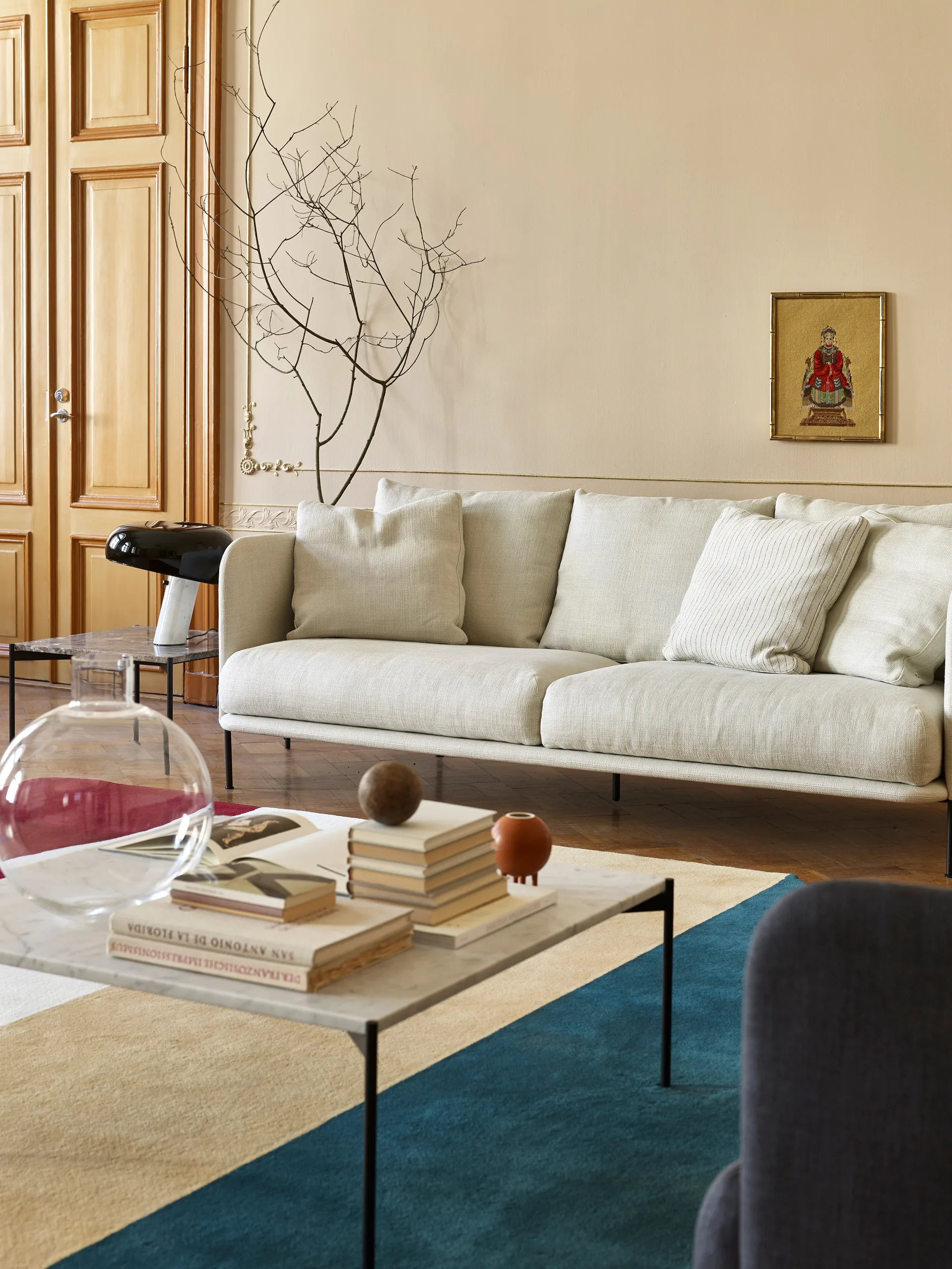 Bonnet Grand soffa, Baltimore 04 brun-svarta ben Adea