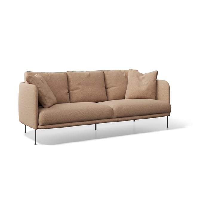 Bonnet Grand soffa - Diego 029 orange-svarta ben - Adea