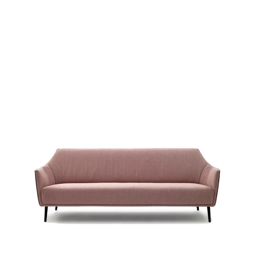 Adea Ell soffa Dumet 800-190 rosa-svarta ben | Skandinavisk Design | Soffor | Rosa