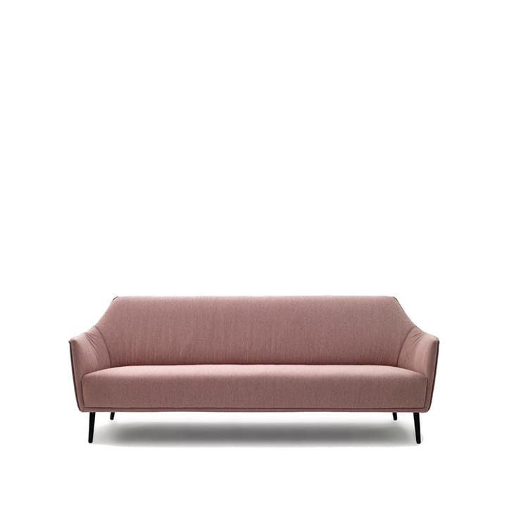Ell soffa - tyg dumet 800-190 rosa, svarta ben  - Adea