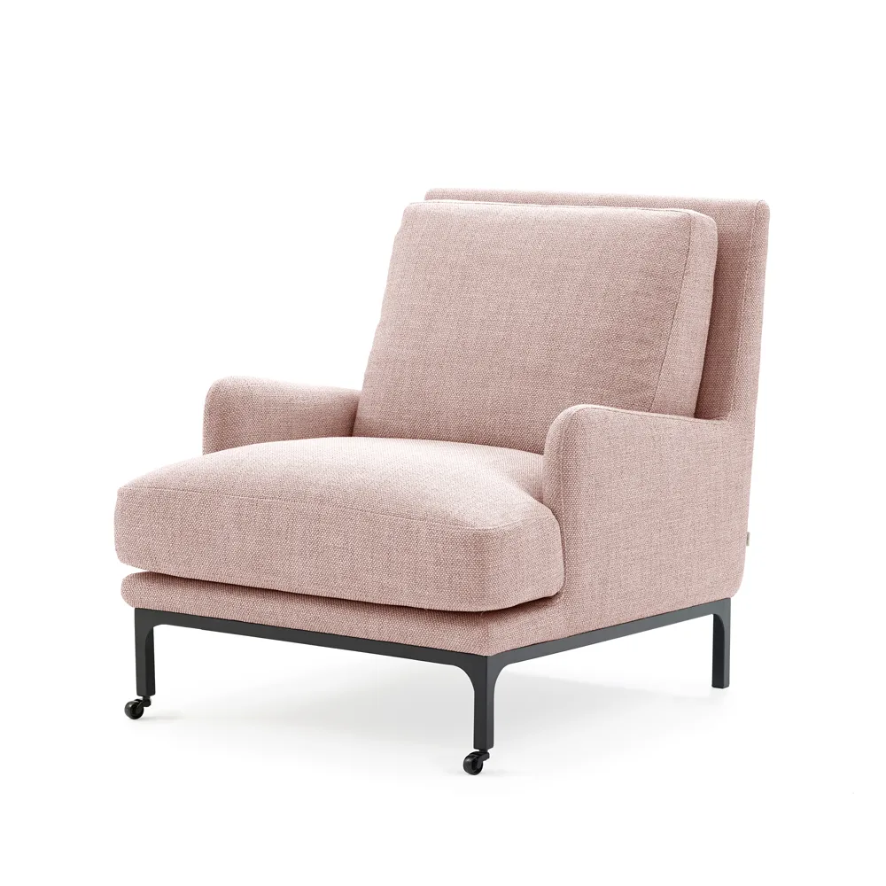 Mr. Jones fåtölj, Aurora 11 rosa-svart Adea
