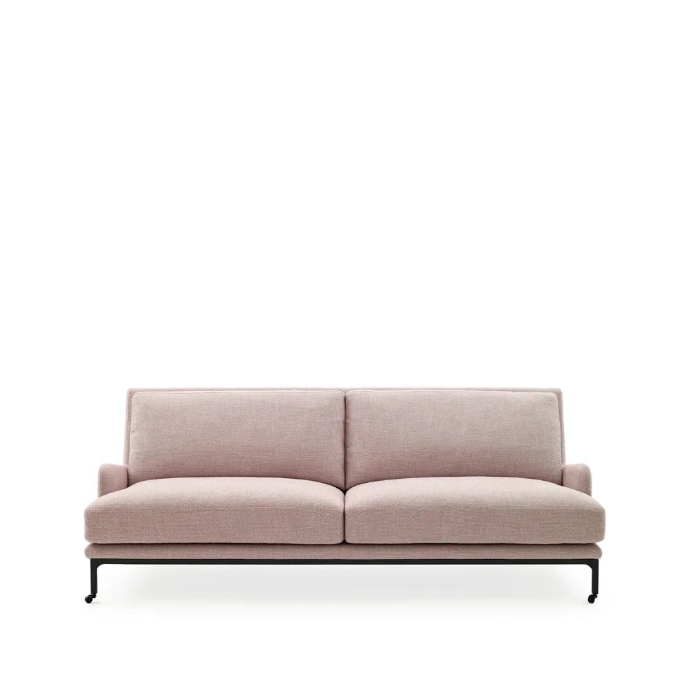 Adea Mr. Jones soffa 230 cm Aurora 11 rosa-svart | Skandinavisk Design | Soffor | Rosa