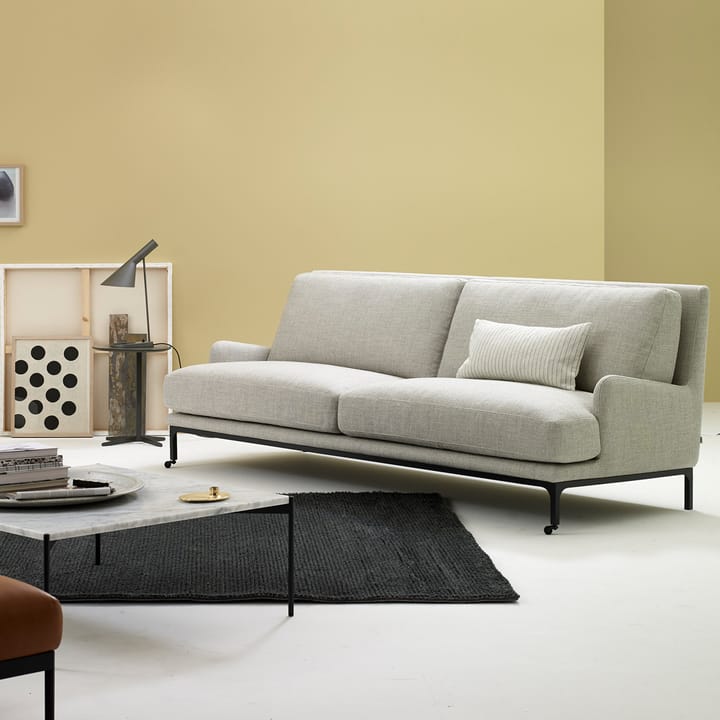Mr. Jones soffa 230 cm, Aurora 11 rosa-svart Adea