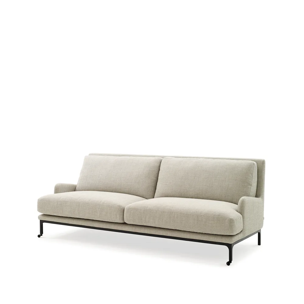 Mr. Jones soffa 230 cm, Aurora 2 beige-svart Adea