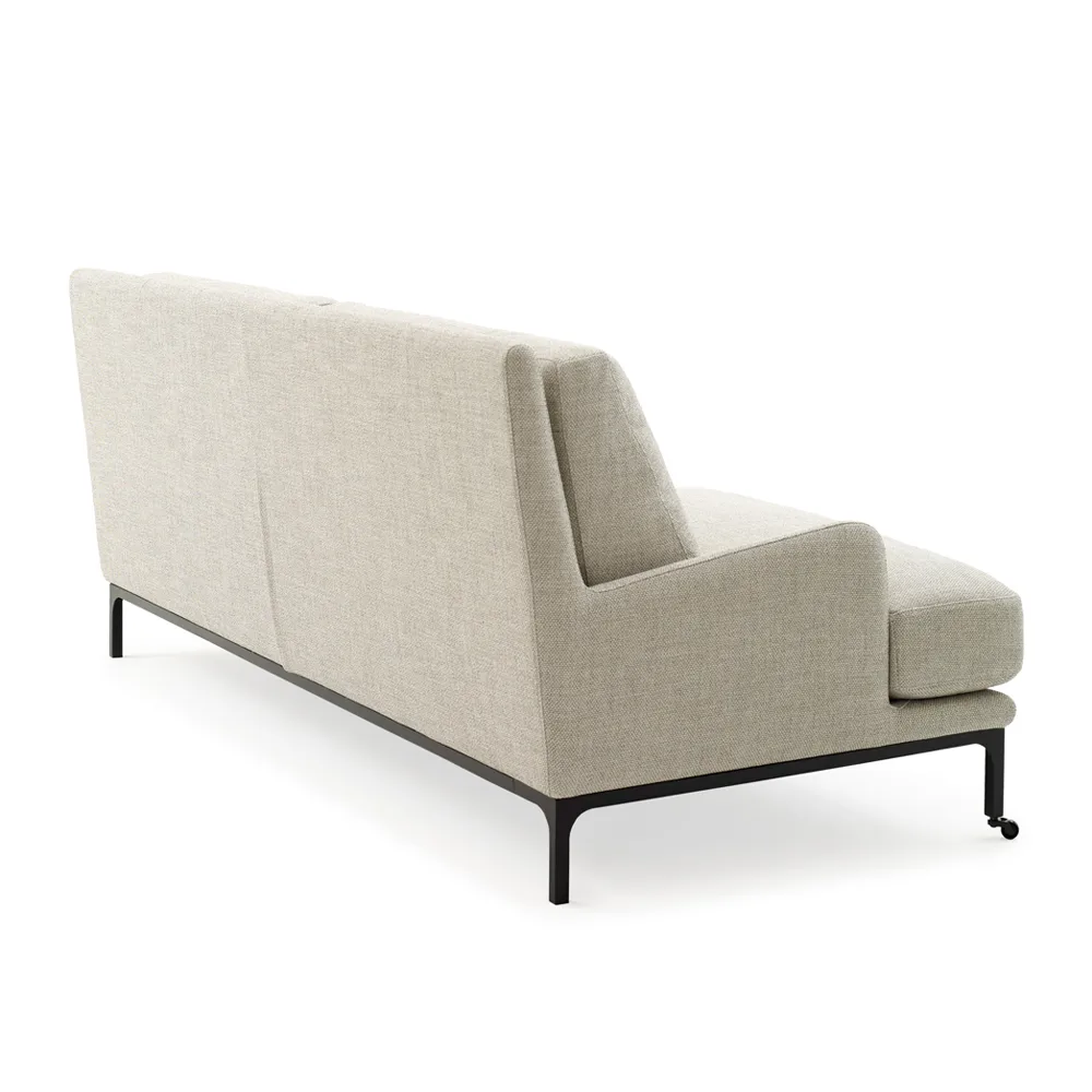 Mr. Jones soffa 230 cm, Aurora 2 beige-svart Adea