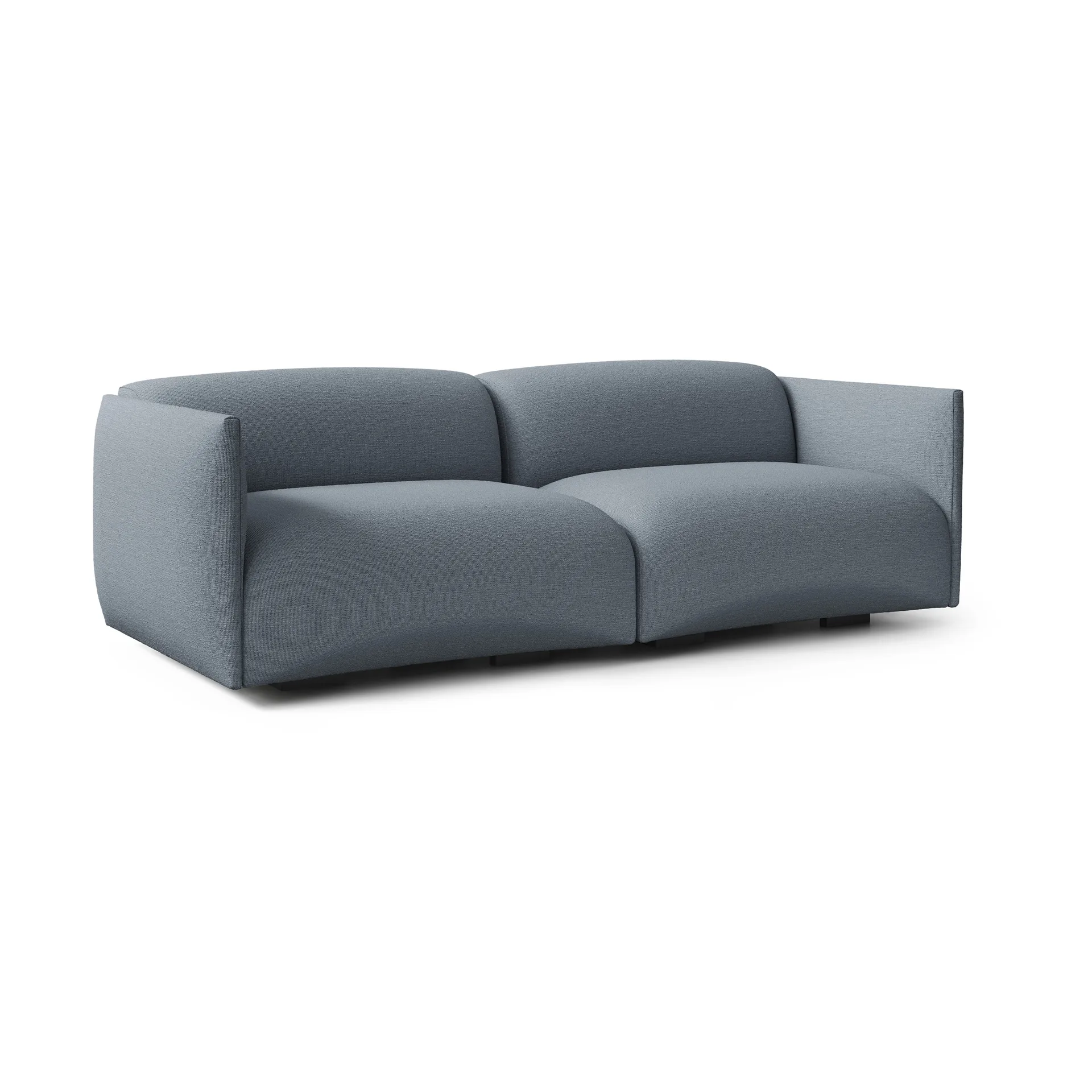 Origami soffa 3-sits, Verso 158 blå-220 cm Adea