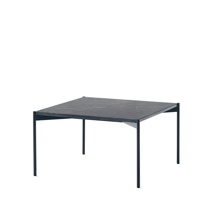 Plateau soffbord - marmor svart-svart underrede-60x60 - Adea