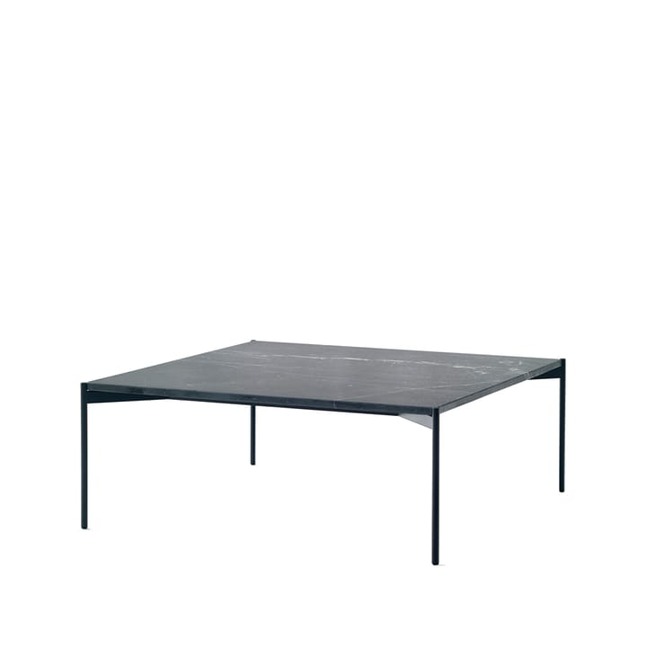Plateau soffbord - marmor svart, svart underrede, 90x90 - Adea