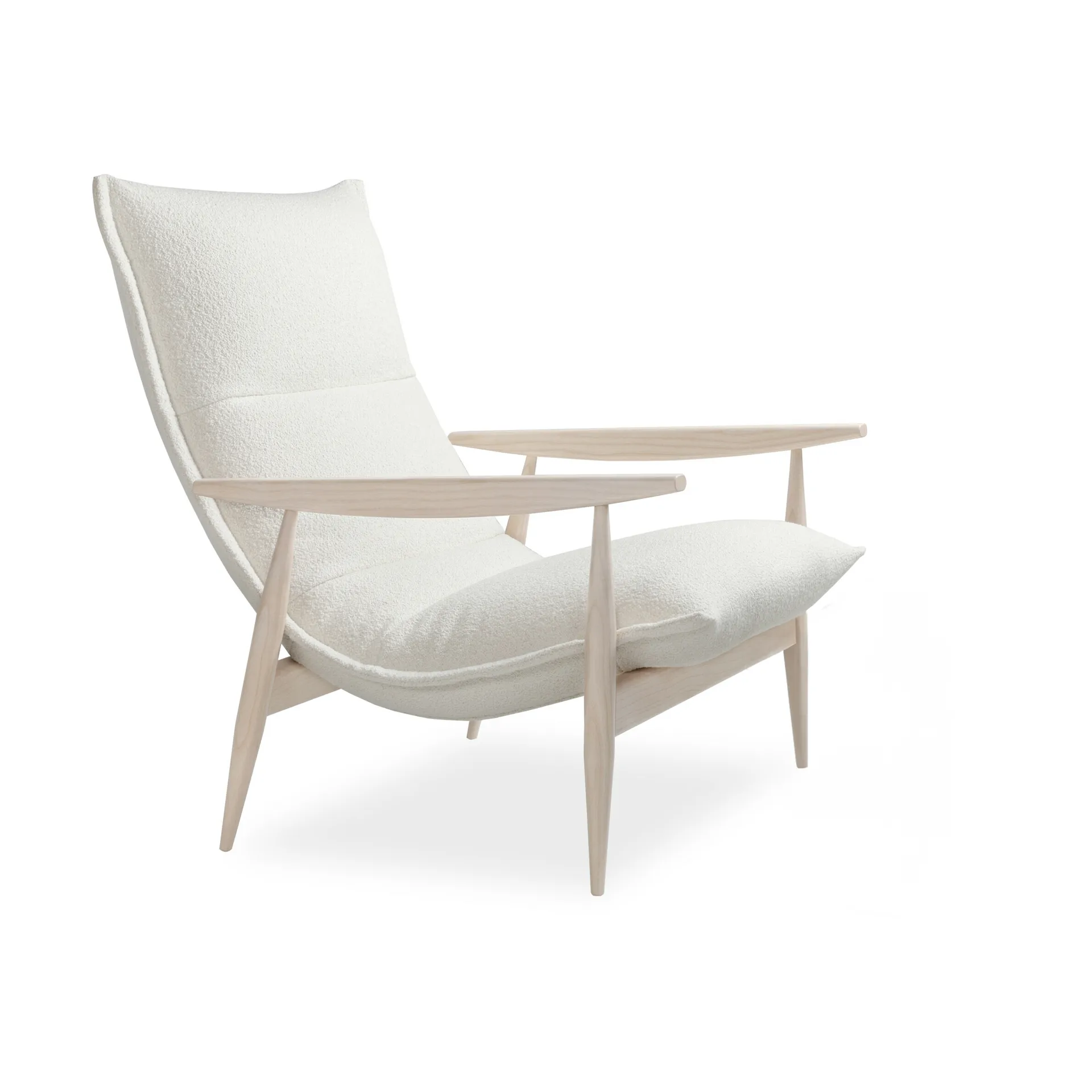 Tao fåtölj, Orsetto 0011 vit-vitpigm. ask Adea