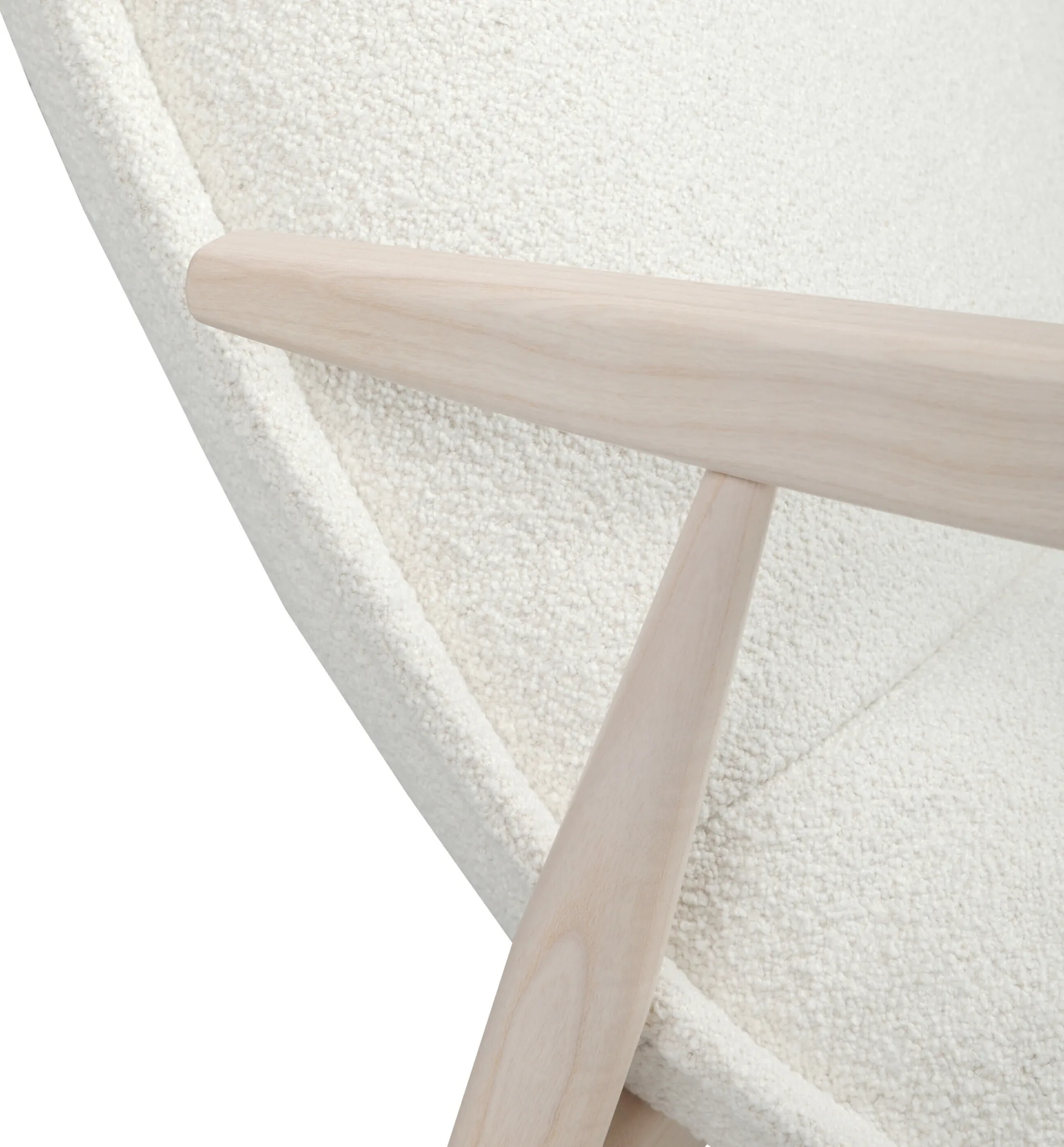 Tao fåtölj, Orsetto 0011 vit-vitpigm. ask Adea