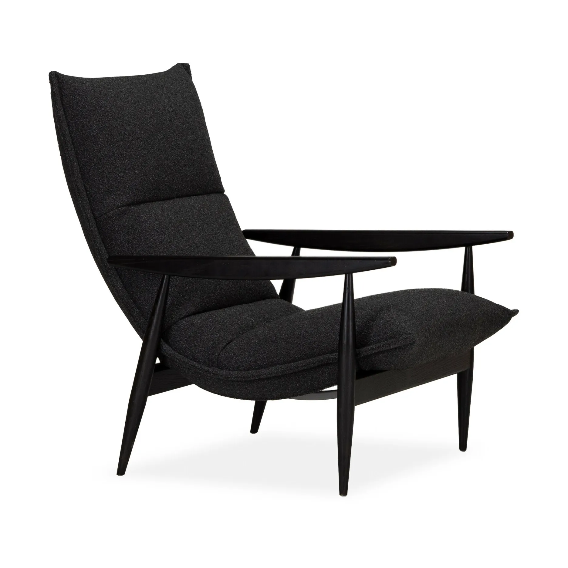 Tao fåtölj, Orsetto 9821 grå-svart ek Adea