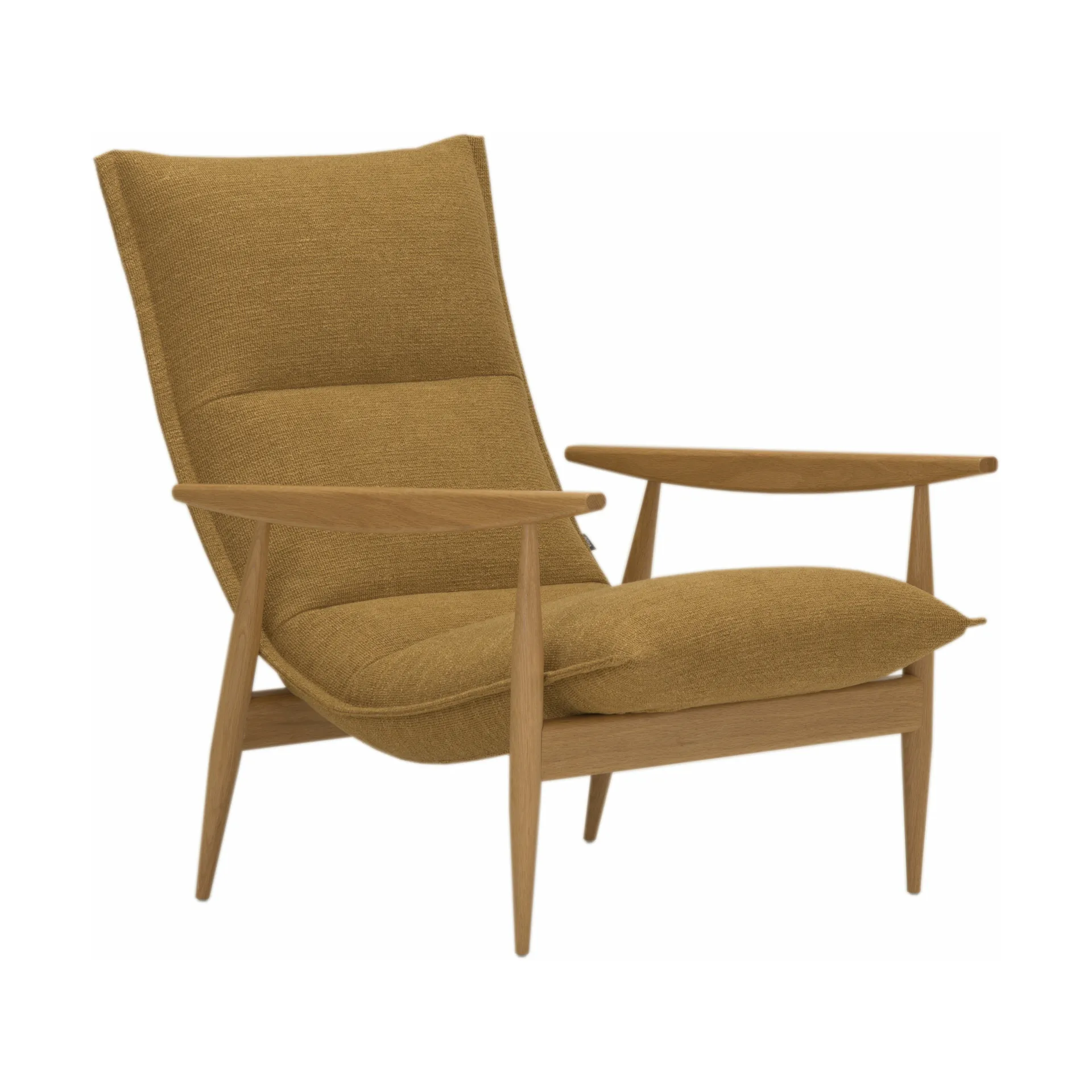 Tao fåtölj, Verso 006 orange-natural oak Adea