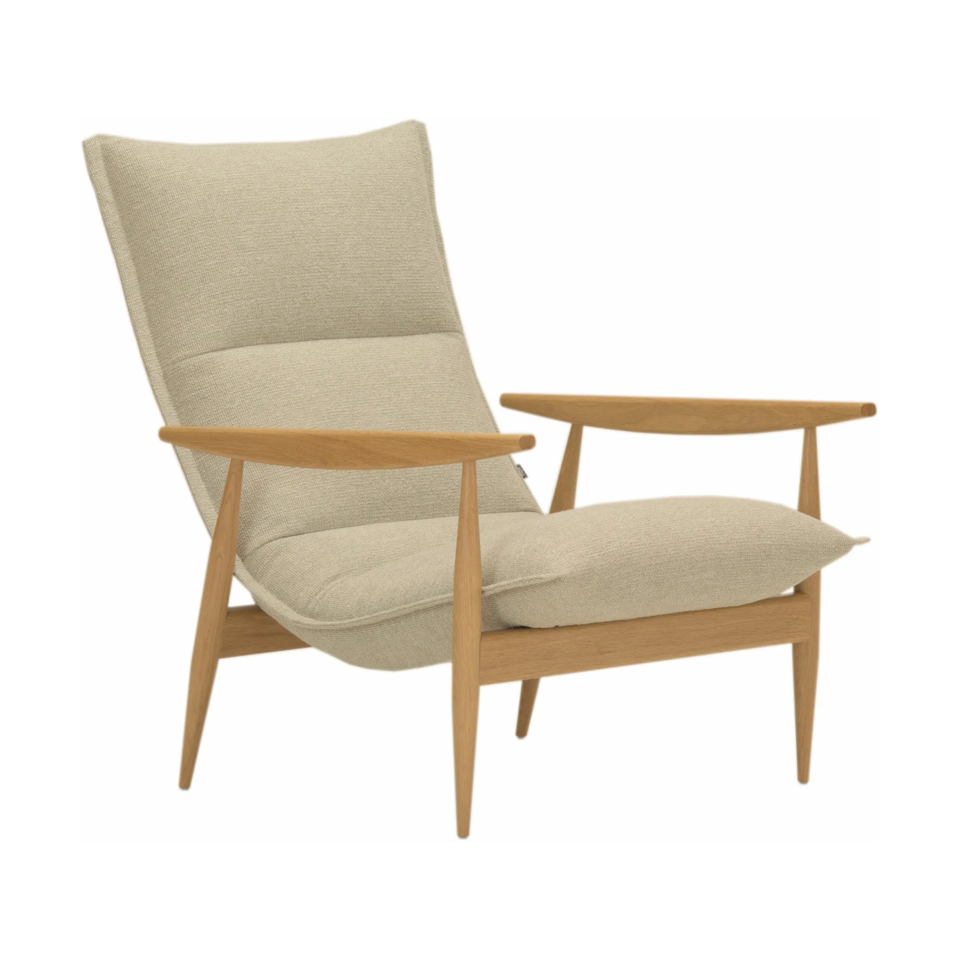 Tao fåtölj, Verso 109 l. brown-natural oak Adea