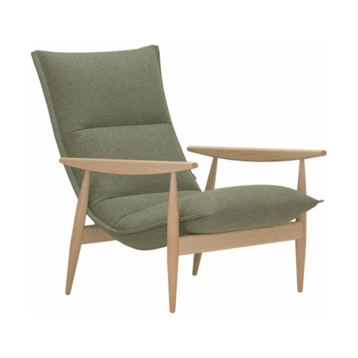 Adea Tao fåtölj Verso 193 green-white ash | Skandinavisk Design | Fåtöljer & Fotpallar | Grön