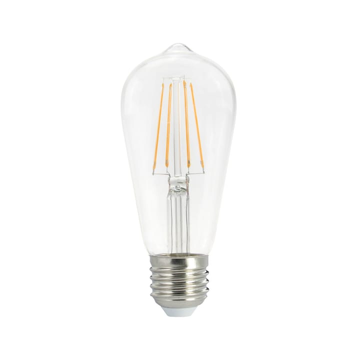 Airam Filament LED Edison ljuskälla - klar, dimbar, 4-filament e27, 5w - Airam