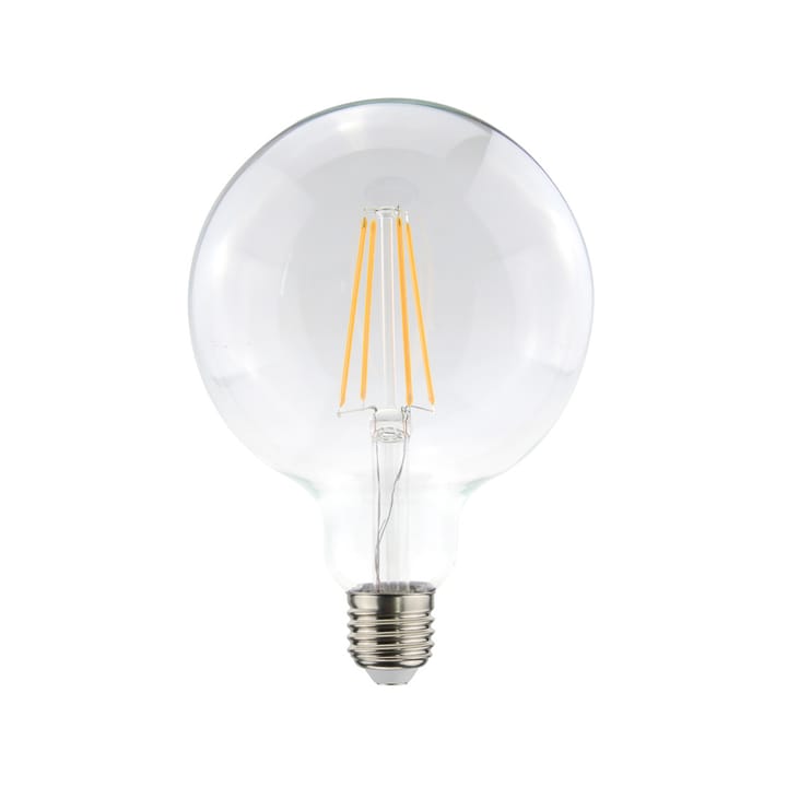 Airam Filament LED-glob 125mm ljuskälla - Klar-dimbar-4-filament e27-5w - Airam