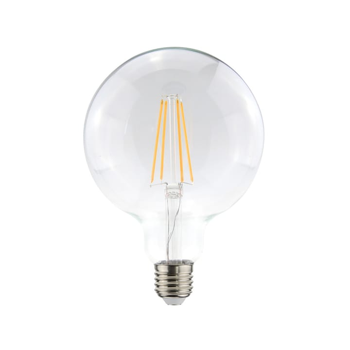 Airam Filament LED-glob 125mm ljuskälla - klar, dimbar e27, 4w - Airam